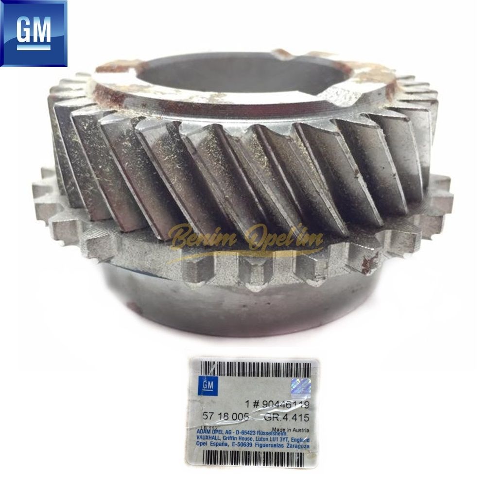 Mekanik Şanzıman | 31 Dişli 5. Vites Dişlisi (F15, F17 Şanzıman) Opel Corsa C, Vectra B C, Astra F G, Zafira A GM Orijinal 5718005 - 90446119 | 5718005 | 