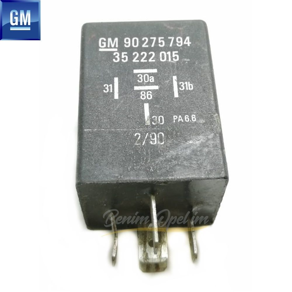 Elektrik | Abs Rolesi 5 Fişli Siyah Opel Calibra, Omega A, Vectra A GM Orijinal 1238610 - 90275794 | 1238610 | 