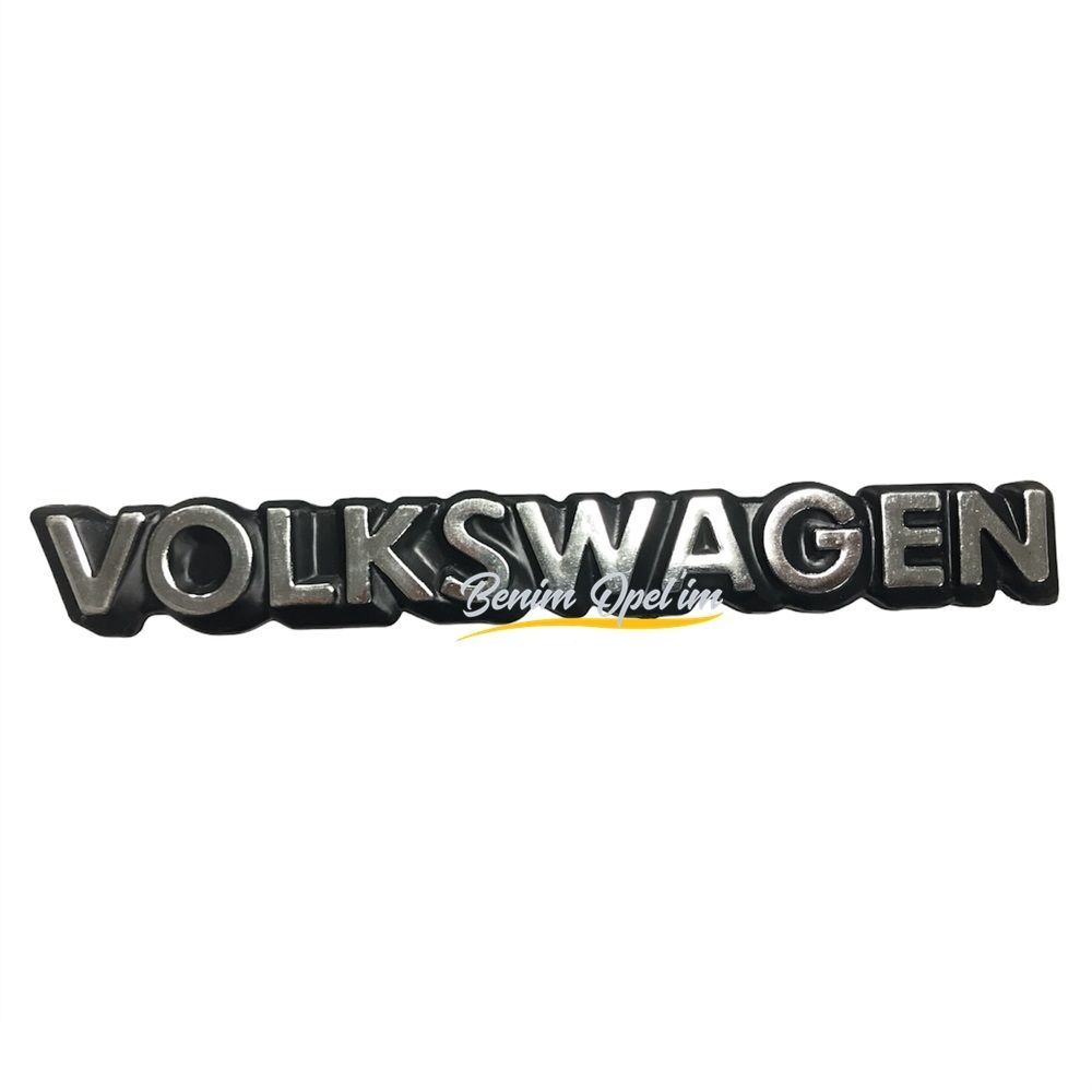 Amblem ve Yazı | Arka Bagaj Kapağı Volkswagen Yazısı Eski Tip Krom Siyah 1. Sınıf Kaliteli #113853687 | 113853687 | 