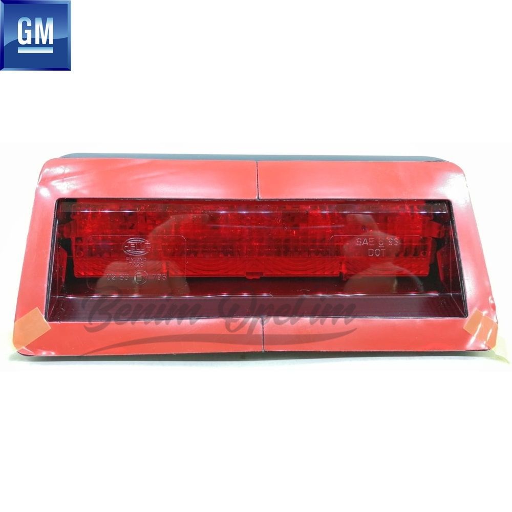 İç ve Dış Aydınlatma | Arka Cam Üçüncü Ek Stop Lambası Kırmızı Opel Astra F, Vectra A B, Omega A B, Corsa B, Tigra A, Calibra GM Orijinal 1713420 - 90513225 | 1713420 | 