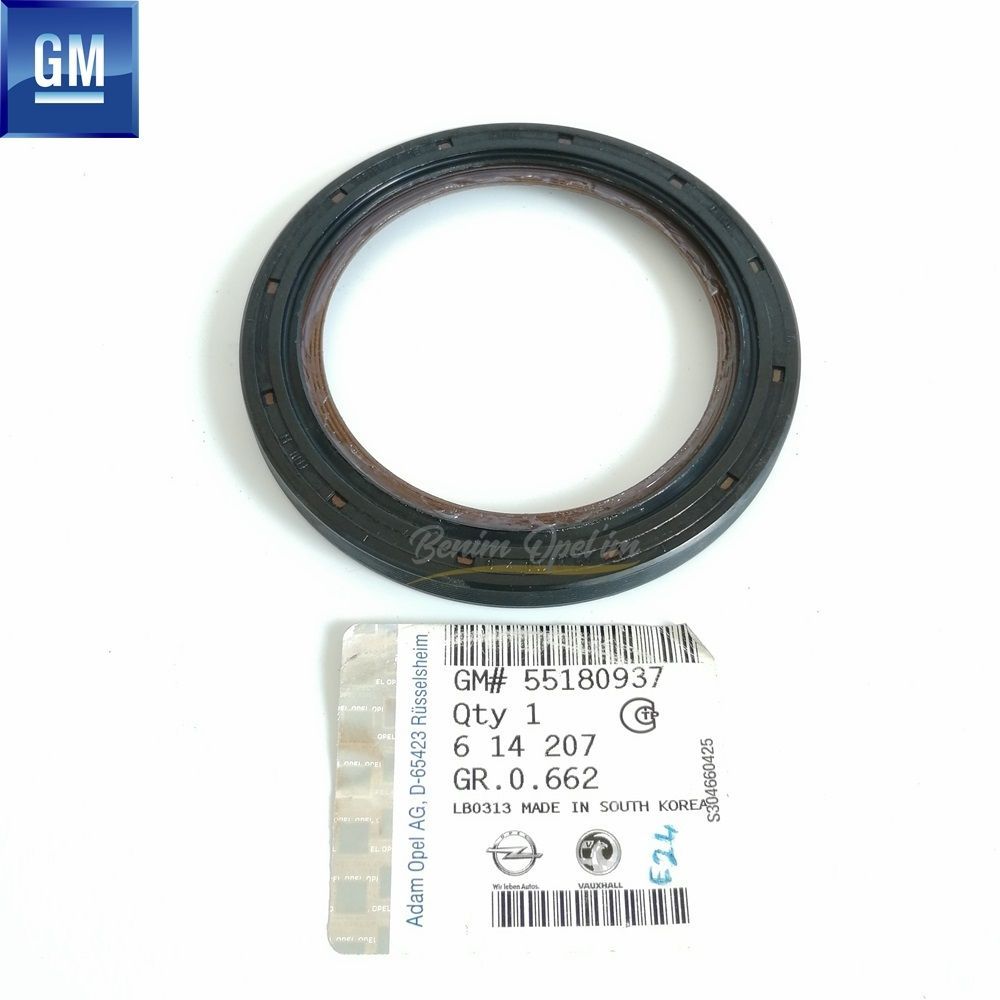 Motor ve Debriyaj | Arka Krank Keçesi 78X100X9mm 1.3 Dizel Opel Astra H J, Combo D, Corsa C D E, Meriva A B, Tigra B, Aveo T300, Agila A B GM Orijinal 55180937 - 614207 | 55180937 | 
