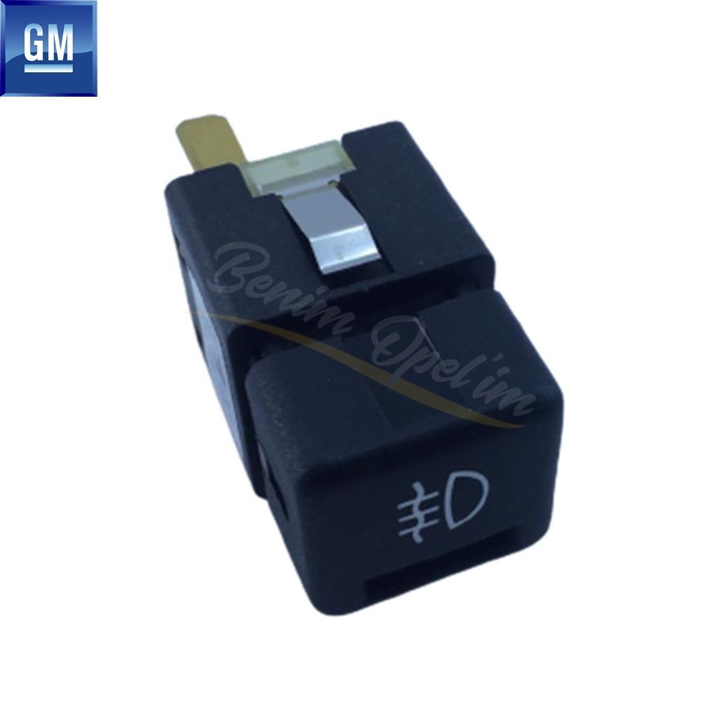 Elektrik | Arka Sis Farı Düğmesi Siyah Opel Astra F, Calibra, Corsa B, Frontera A, Vectra A GM Orijinal 1712853 - 90228201 | 1712853 | 