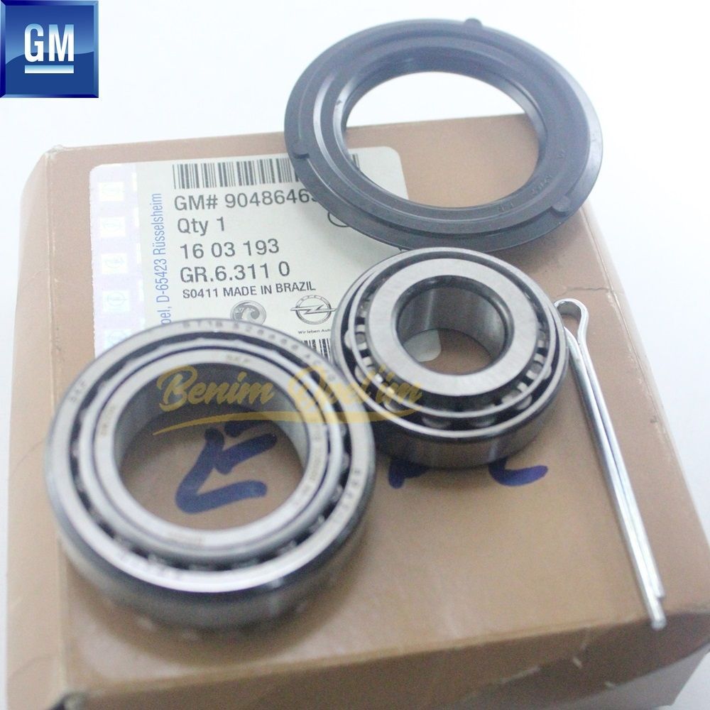 Süspansiyon ve Aks | Arka Tekerlek Rulmanı Kiti Takım Opel Corsa B, Tigra A, Vectra A GM Orijinal 1603193 - 333011 | 1603193 | 