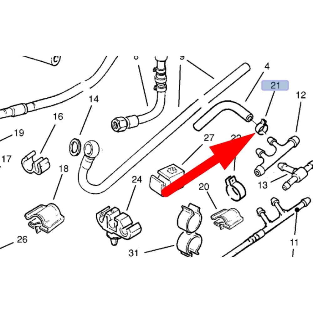 Yeni İhracat Ürünleri | Benzin Hortum Kelepçesi 8X5MM Opel Grubu ve Tüm Araçlar Uyumlu GM Orijinal 820639 - 90076191 | 820639 | 