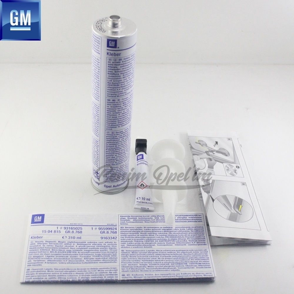 Aksesuar ve Opc | Cam Tutkal Yapıştırıcı Kiti 300ML GM Opel Orijinal 93165025 - 1504815 | 93165025 | 