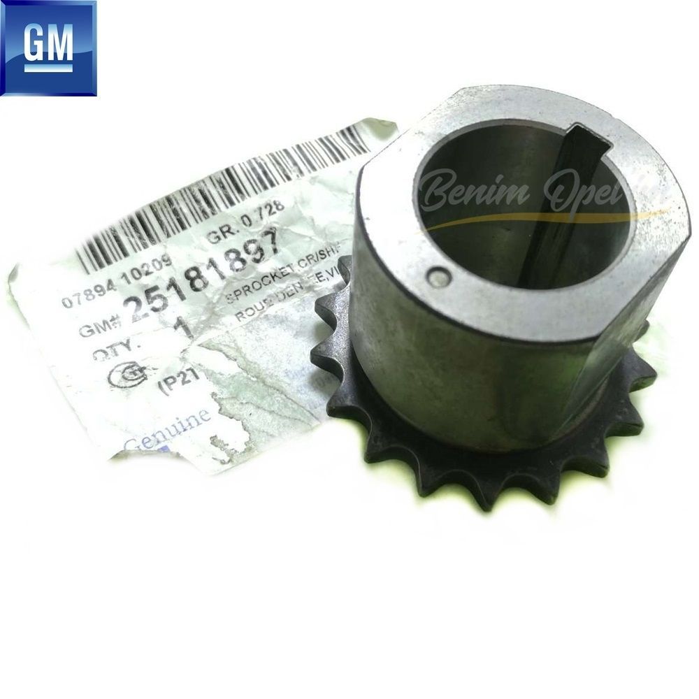 Motor ve Debriyaj | Chevrolet Aveo, Spark Krank Mili Dişlisi 1.0/1.2 GM Orijinal 25181897 | 25181897 | 