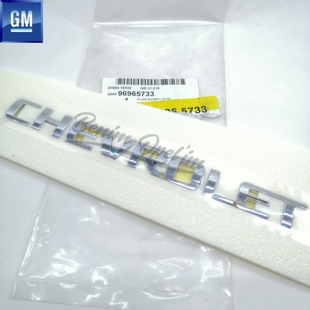 Amblem ve Yazı | Chevrolet Aveo T300 Chevrolet Yazısı Krom GM Orijinal 96965733 | 96965733 | 