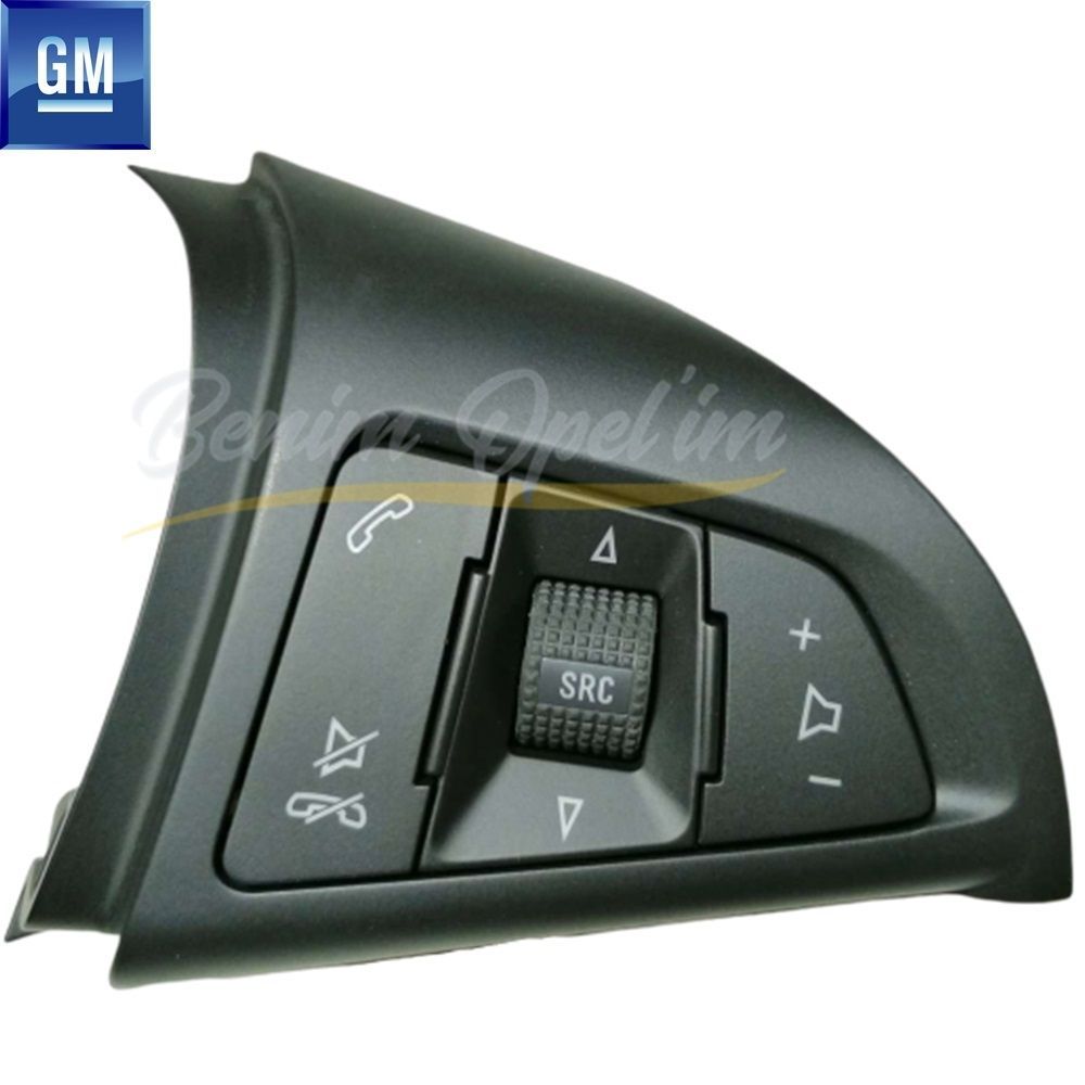 Direksiyon ve Hava Yastığı | Chevrolet Aveo T300 Direksiyon Radyo Kumandası Mat Siyah GM Orijinal 95016113 | 95016113 | 