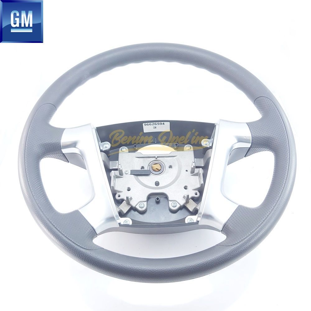 Direksiyon ve Hava Yastığı | Chevrolet Captiva C100 Direksiyon Simidi Komple Airbagsiz GM Orijinal 96626594 - 96626745 | 96626594 | 