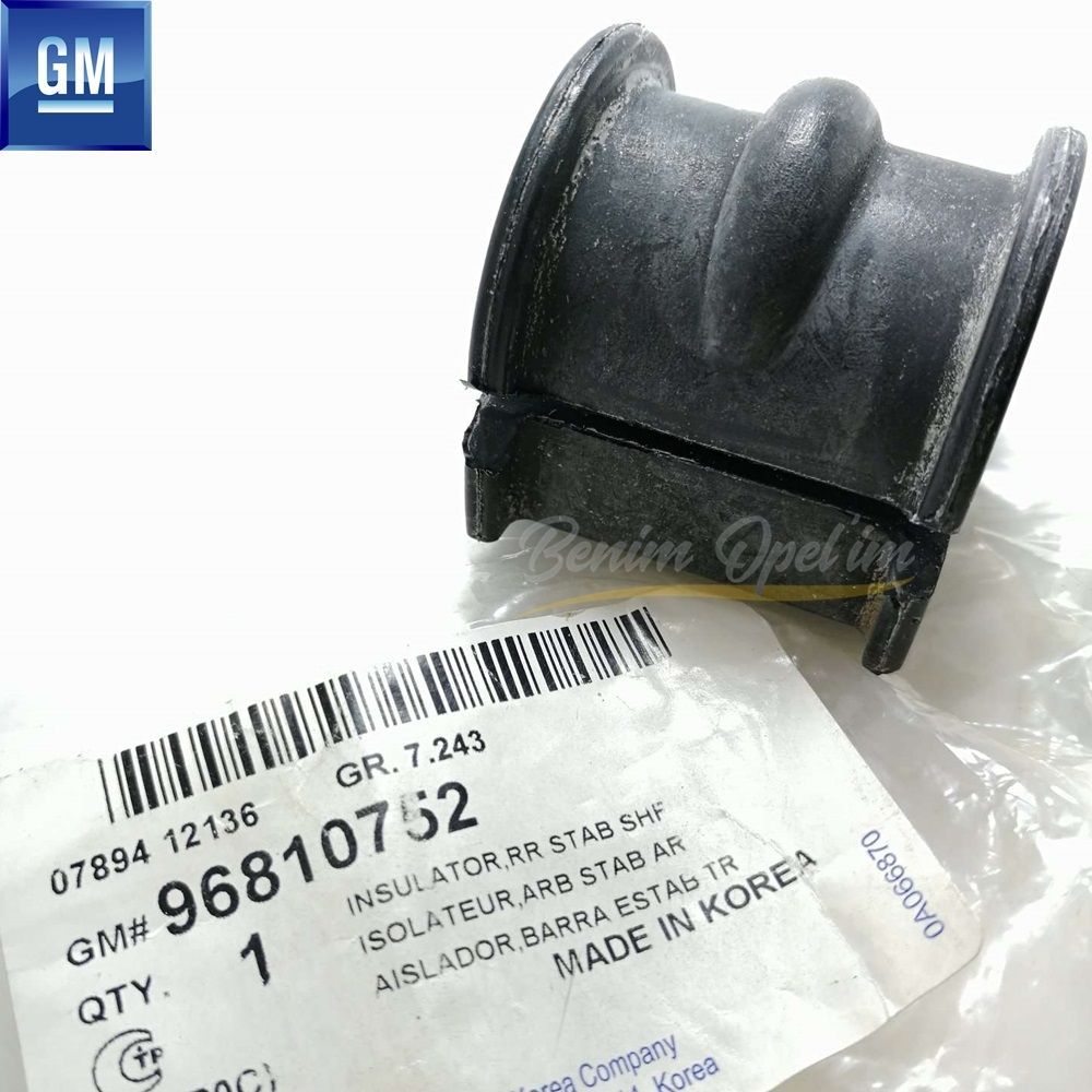 Süspansiyon ve Aks | Chevrolet Captiva C100 Opel Antara Viraj Demir Lastiği Arka GM Orijinal 96810752 | 96810752 | 
