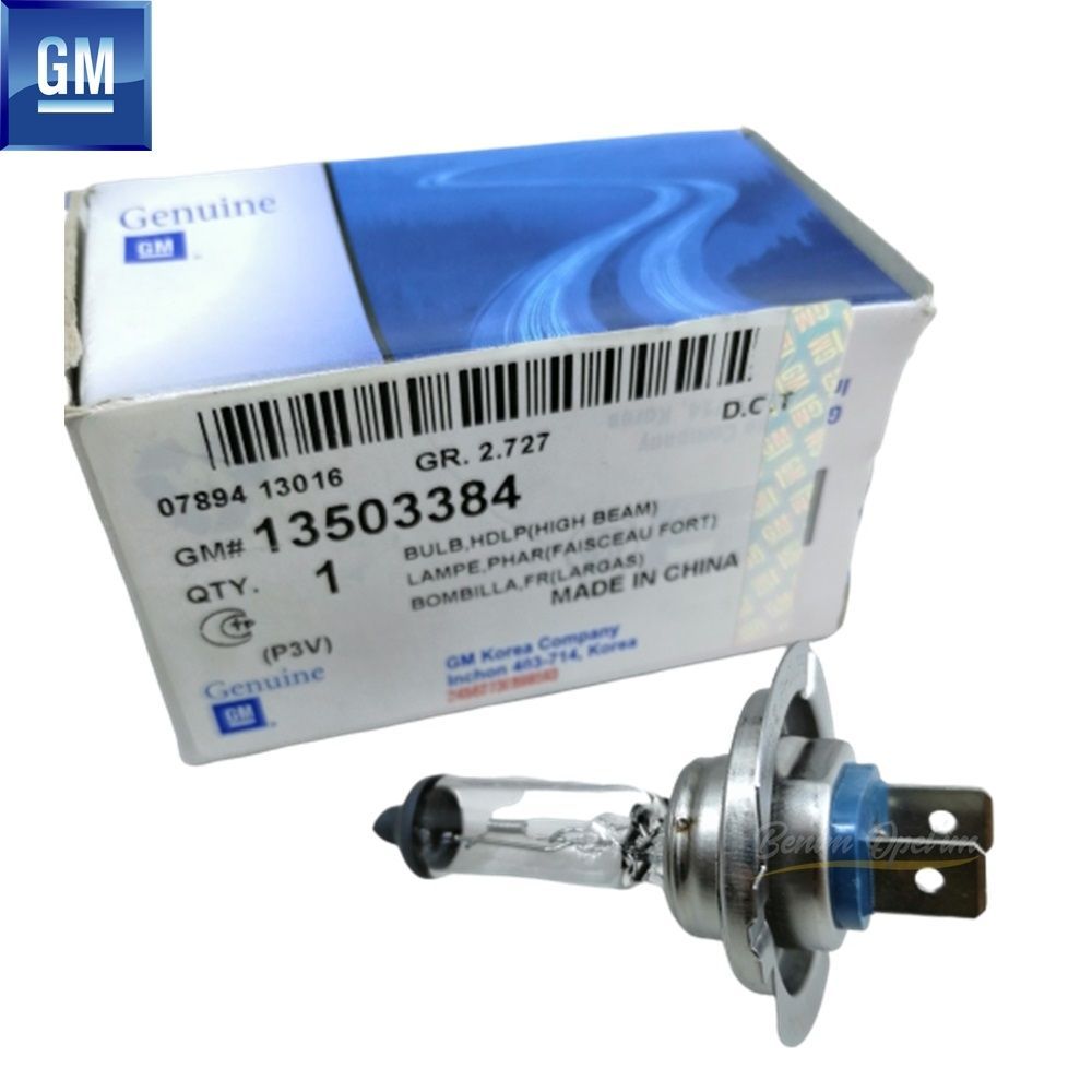 İç ve Dış Aydınlatma | Chevrolet Captiva C140, Trax Ön Kısa Far Ampulü H7 12V/55W GM Orijinal 13503384 | 13503384 | 