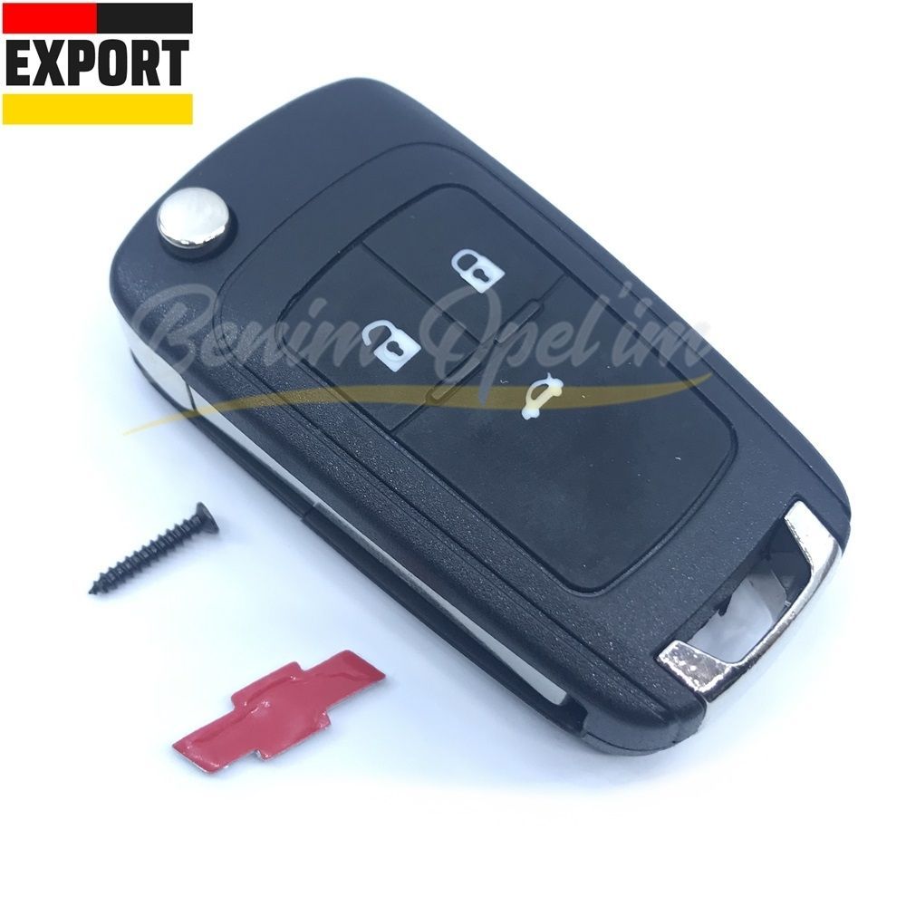 Elektrik | Chevrolet Cruze Katlanır Sustalı Anahtar Kabı Siyah 1. Sınıf Kaliteli 13504197 | 13504197E | 