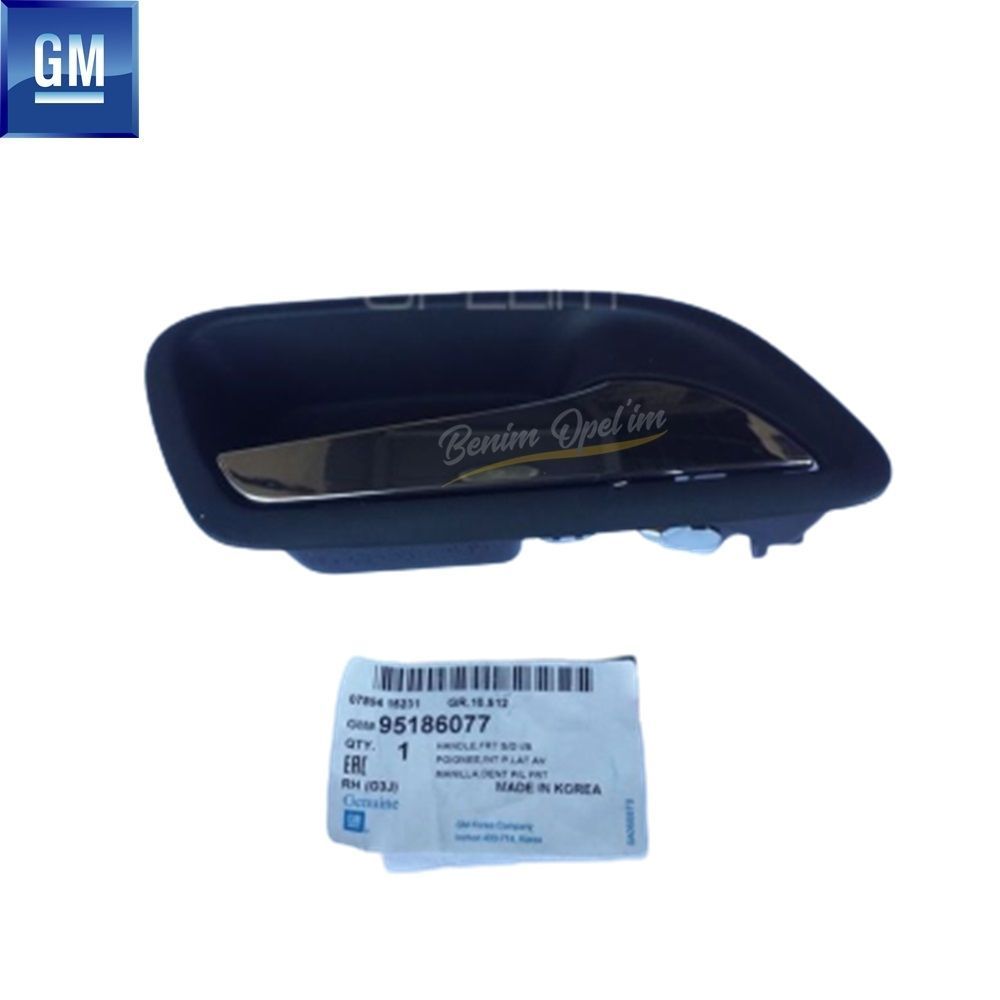 Ayna,Kapı ve Cam | Chevrolet Cruze Sağ Kapı İç Açma Kolu (Ön Arka Uyumlu) GM Orijinal 95186077 - 95015603 | 95186077 | 