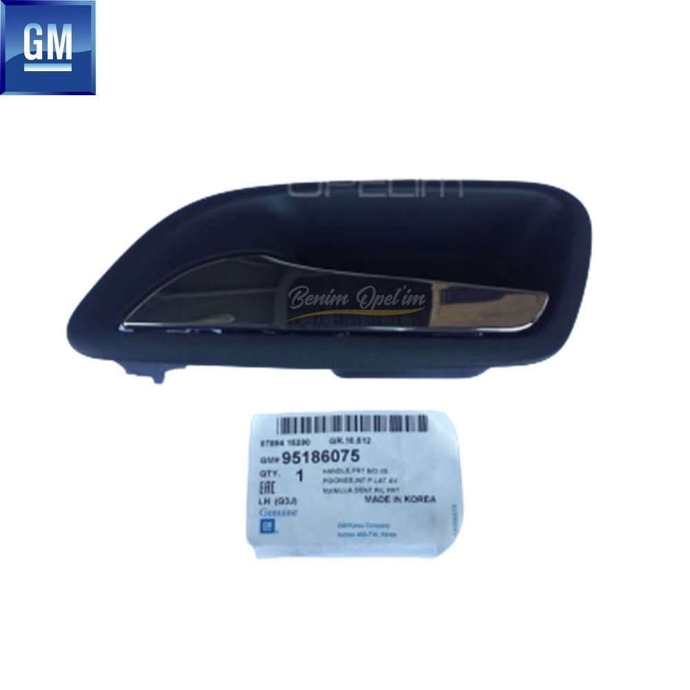 Karoseri İç Trim ve İç Parçalar | Chevrolet Cruze Sol Kapı İç Açma Kolu (Ön Arka Uyumlu) Krom Mandallı (İçten Açma Kolu) GM Orijinal 95015602 - 95186075 | 95186075 | 