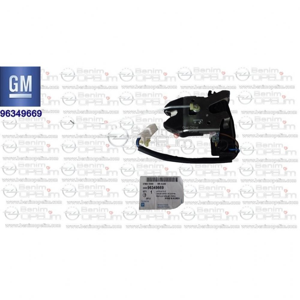 Karoseri İç Trim ve İç Parçalar | Chevrolet Lacetti Bagaj Kapağı Kiliti NB Lacetti GM Orijinal 96349669 | 96349669 | 