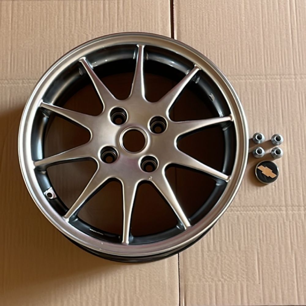 Yeni İhracat Ürünleri | Chevrolet Lacetti, Cruze, Epica, Spark Çelik Jant Komple Amblemli 4 Bijonlu 10 Kollu 16 İnch (4X114.3 56.1) GM Orijinal 13369305 | 1002703 | 