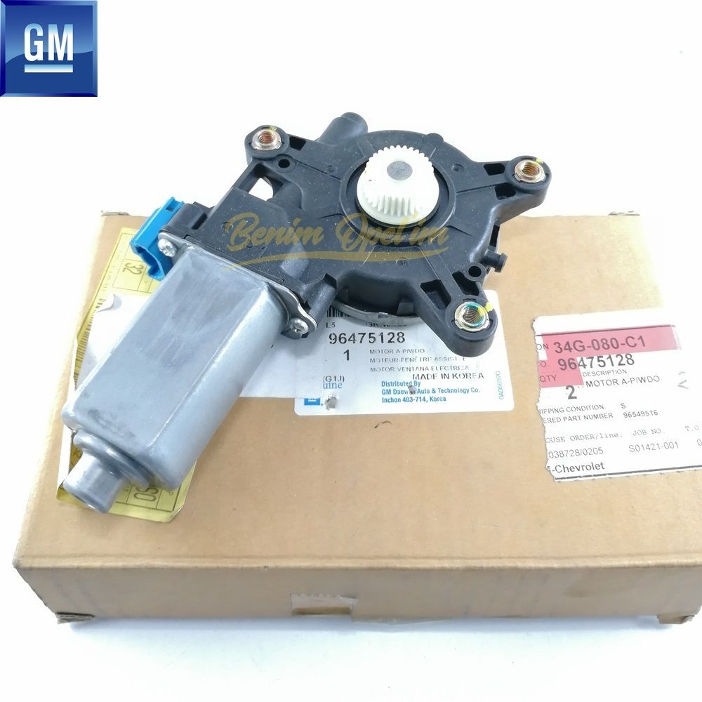 Ayna,Kapı ve Cam | Chevrolet Lacetti J200 Sol Ön Kapı Cam Motoru (DC) GM Orijinal 96475128 - 96475128GM | 96475128 | 