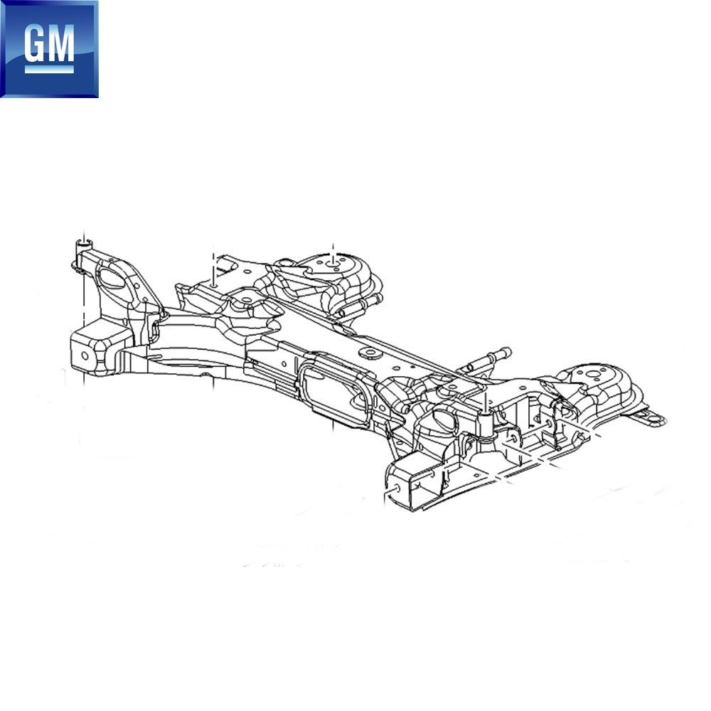 Dış Karoseri ve Kaporta | Chevrolet Trax, Opel Mokka Giriş Traversi 1.4 GM Orijinal 94531935 - 302277 | 94531935 | 