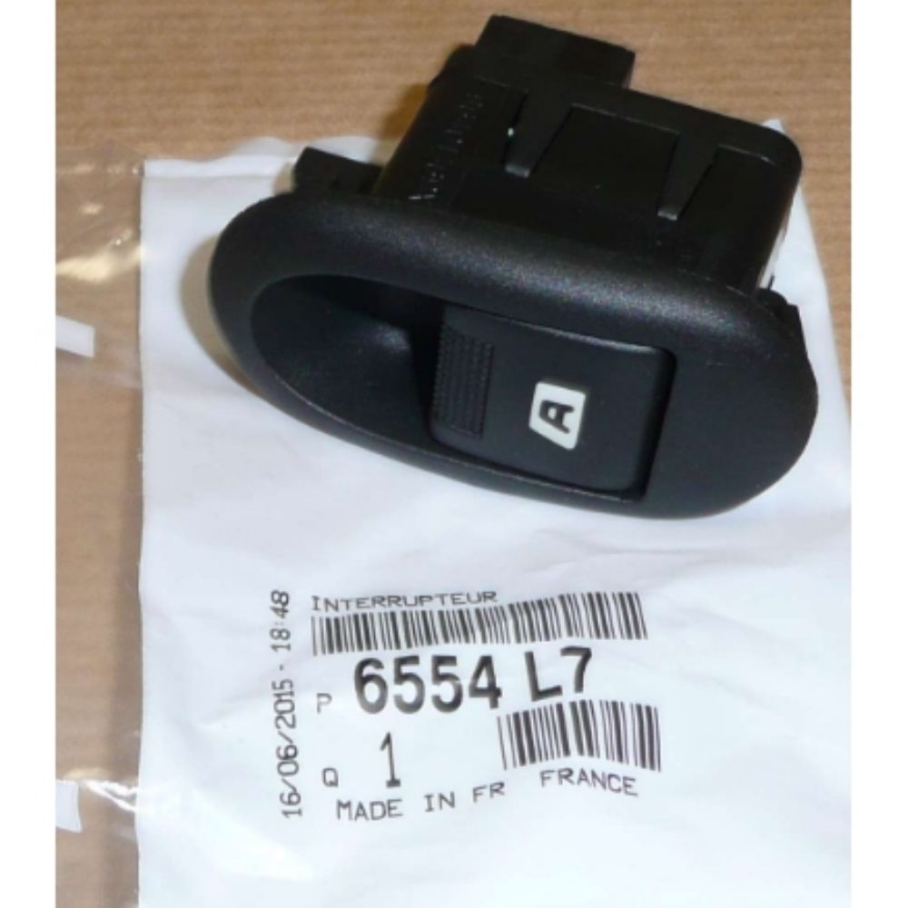Yeni İhracat Ürünleri | Citroen C2, C3, Peugeot 1007 Arka Kelebek Cam Düğmesi PSA Orijinal 6554.AJ | 6554.AJ | 