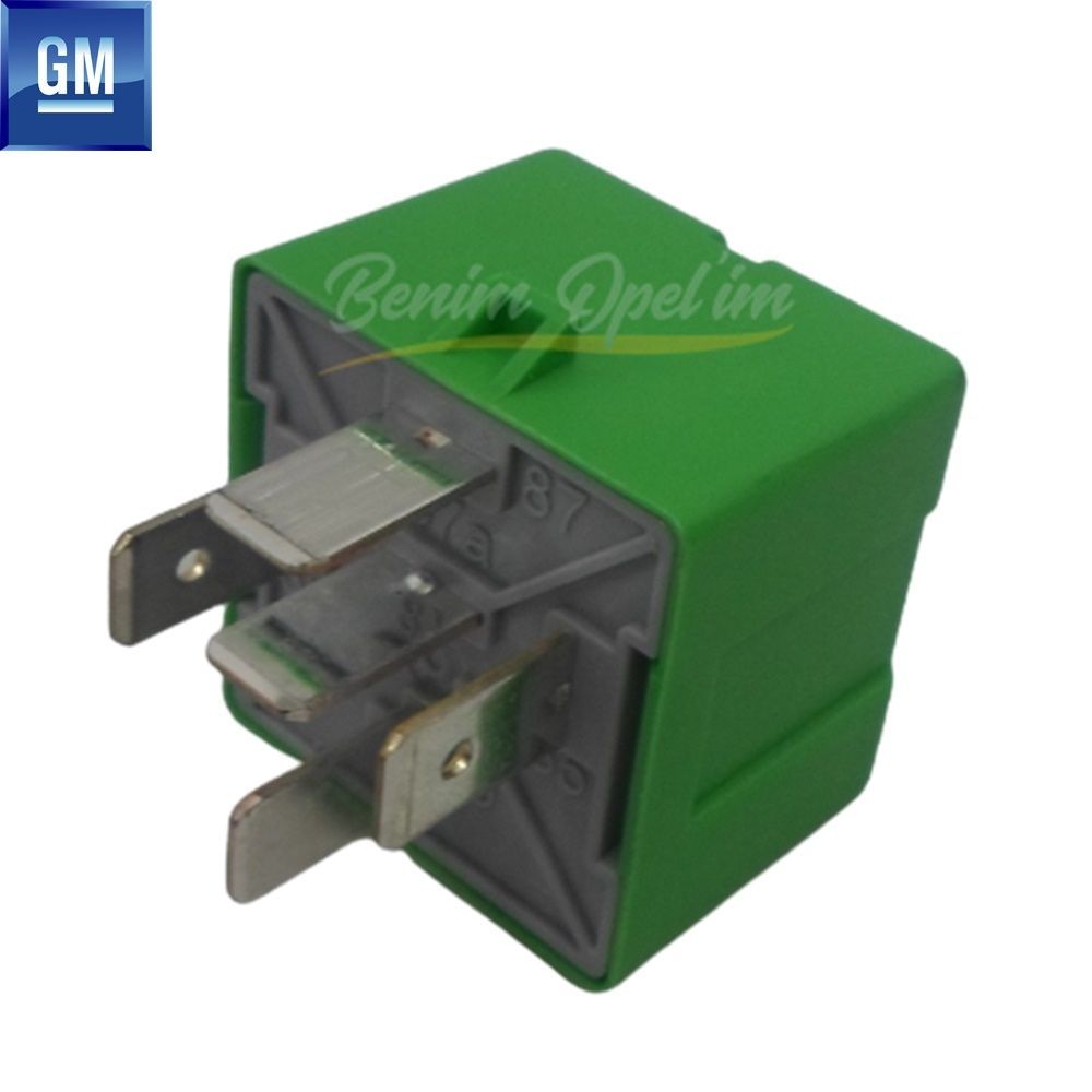 Elektrik | Çok Amaçlı Role 5 Fişli Yeşil Chevrolet Cruze, Opel Astra J, Astra K, Corsa E, İnsignia A, Meriva B, Mokka, Zafira C GM Orijinal 13500119 - 1238307 | 13500119 | 