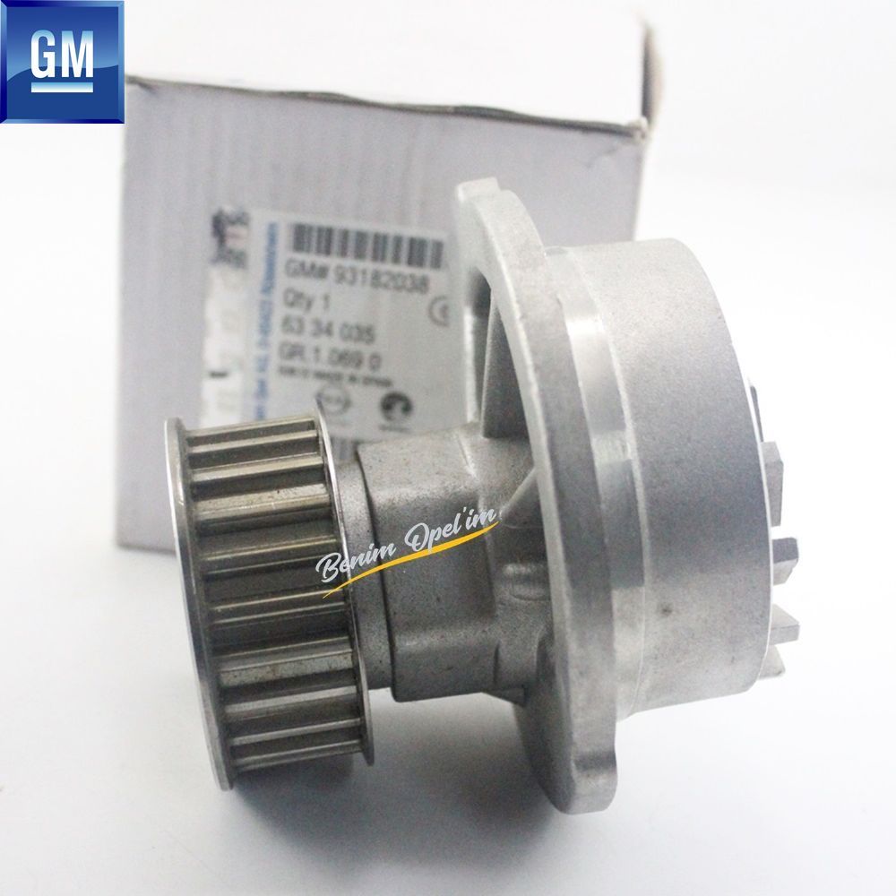 Soğutma ve Radyatör | Devirdaim Su Pompası Komple 1.4/1.6 Opel Astra F G, Zafira A, Corsa C, Meriva A, Vectra B, Vectra C, Zafira B GM Orijinal 6334035o - 1334077 | 6334035o | 