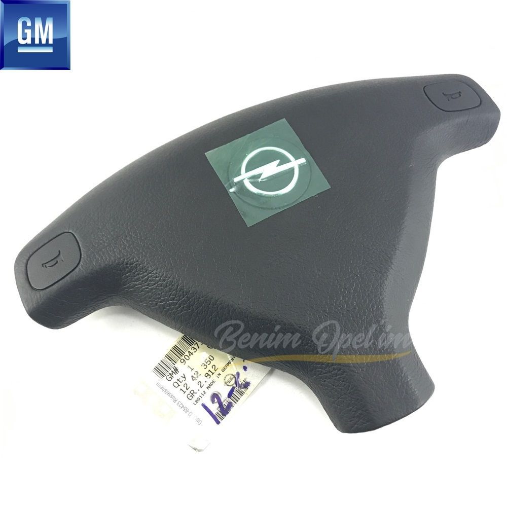 Karoseri İç Trim ve İç Parçalar | Direksiyon Kapağı Siyah Opel Astra G, Zafira A, Corsa B GM Orijinal (Hava Yastığı Özelliği Olmayan Araçlar İçin) 1242350 - 90437333 | 1242350 | 
