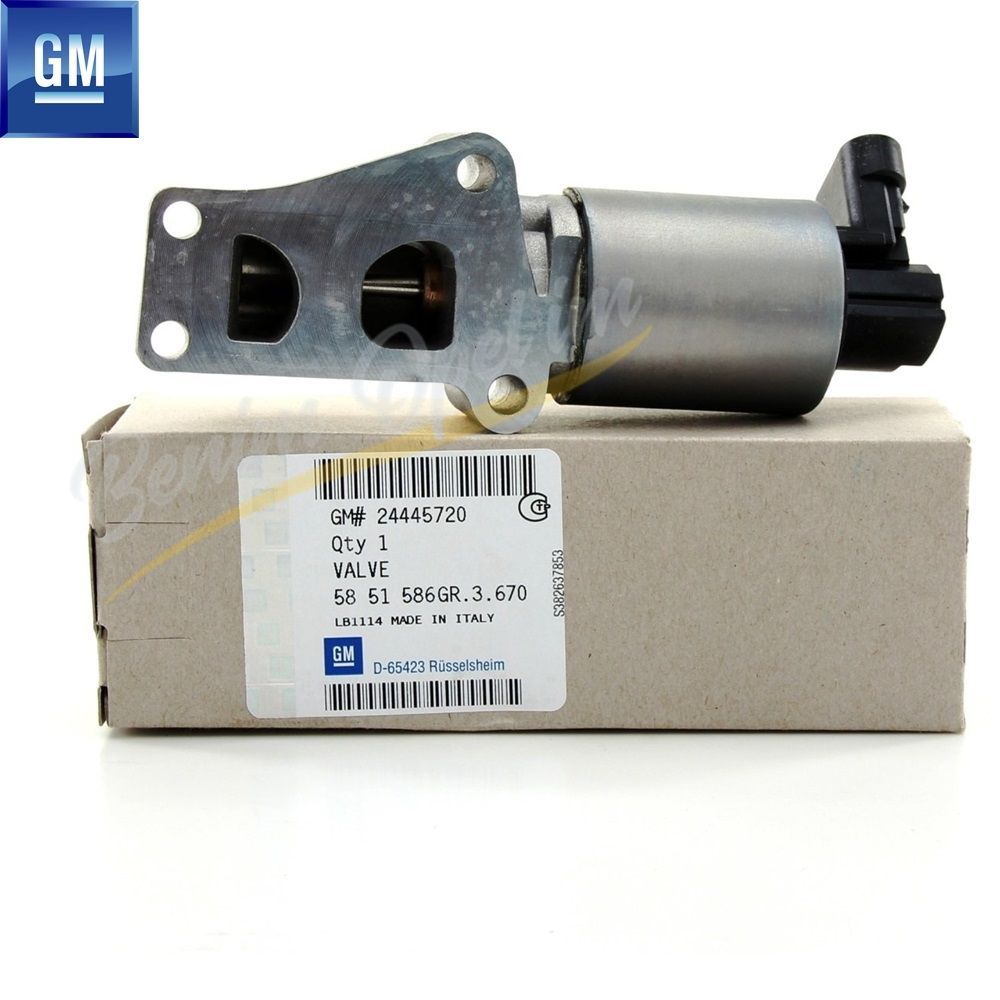 Soğutma ve Radyatör | Egr Valfi 1.6/1.8 Opel Astra G, Astra H, Meriva A, Zafira A, Zafira B, Vectra C GM Orijinal 5851586 - 24445720 | 5851586 | 
