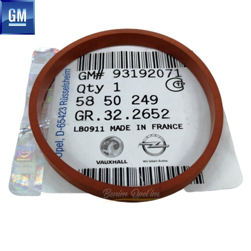 Yakıt ve Egzoz | Egzoz Emme Manifoldu Ağız Contası 1.3 Dizel Opel Astra H, Astra J, Combo D, Corsa D, Meriva B GM Orijinal 5850249 - 93192071 | 5850249 | 