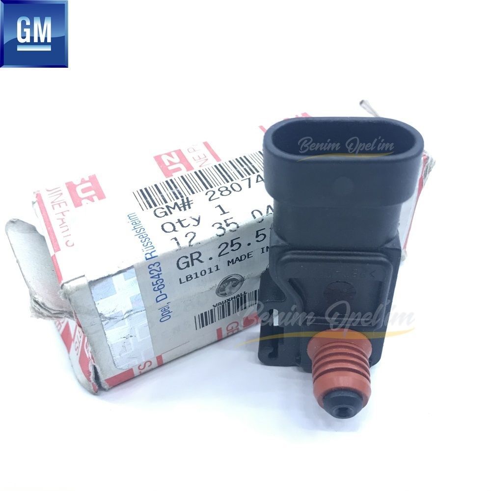 Elektrik | Emme Manifoldu Map Basınç Sensörü Opel Astra G H, Corsa C, Meriva A, Vectra B C, Zafira A B, Frontera B GM Orijinal 1235046 - 28074365 | 1235046 | 