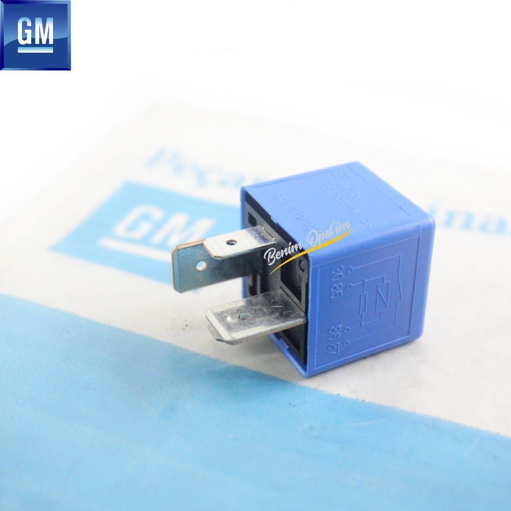 Elektrik | Fan Rolesi Mavi 4 Fişli Opel Astra G, Zafira A, Corsa D, Meriva A, Meriva B GM Orijinal 1235586 - 13299906 | 1235586 | 