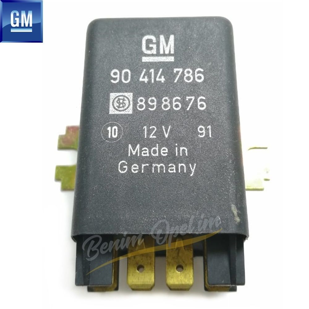 Elektrik | Far İkaz Rolesi 8 Fişli Siyah Opel Astra F, Vectra A, Omega A B, Corsa B, Senator B, Calibra, Tigra A GM Orijinal 1238968 - 90414786 | 1238968 | 