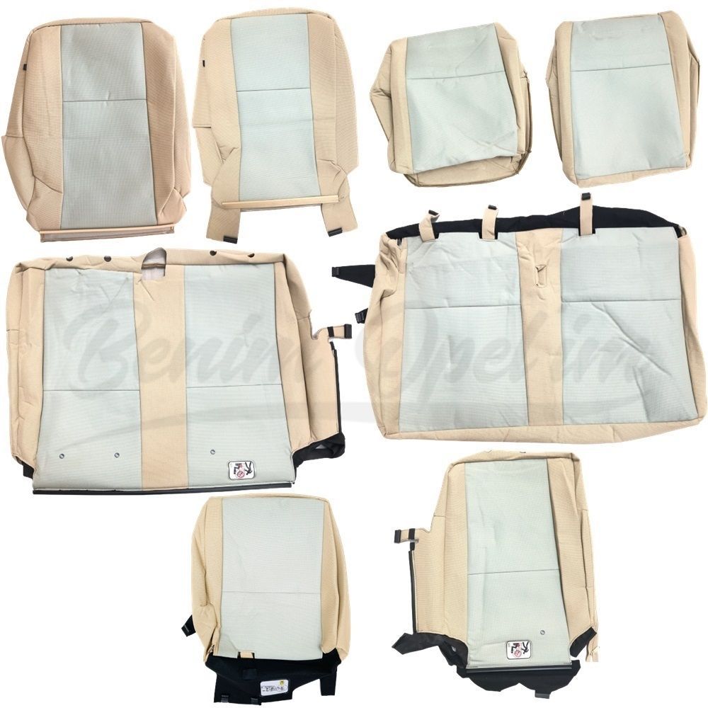 Orijinal Koltuk Kılıfı | Ford Connect Koltuk Kılıfı Takımı Airbagli Bej Renk Kumaş başlık kılıfları yok Orijinal 2002-2012 (Tam Desenli Tip) F59105-A230BSA50B | F59105-A230BSA50B | 