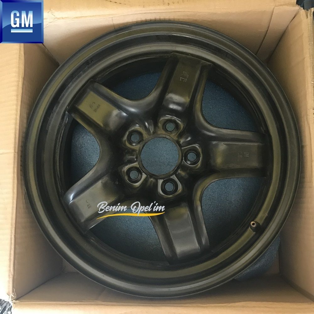 Dış Karoseri ve Kaporta | Gm Opel Orijinal Çelik Kara Jant 5 Bijon 5 Kollu 6.5Jx16.5 16 İnç Kod: Et39 1 Adet Fiyatı 1002130 - 13116659 | 1002130 | 