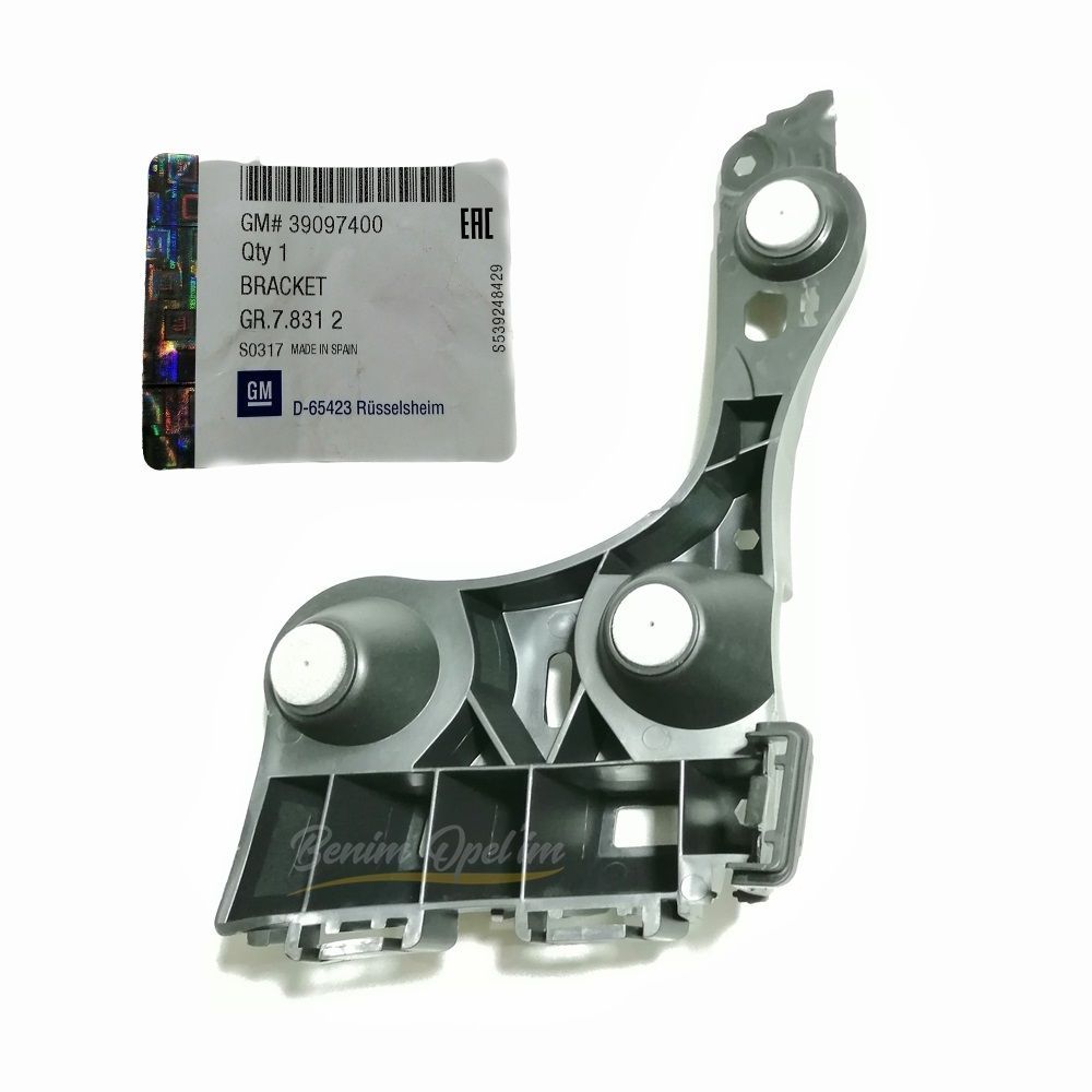 Turkey Opel Crossland X Sol Arka Tampon Kızağı Küçük GM Orijinal 39097400