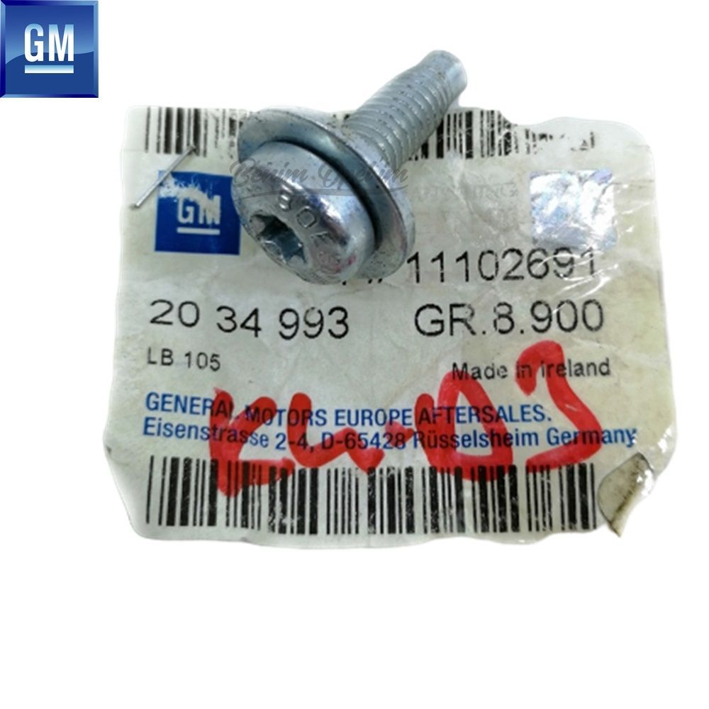 Opel Corsa C Pullu Arka Kapı Menteşe Torx Vidası M8X25 GM Orijinal