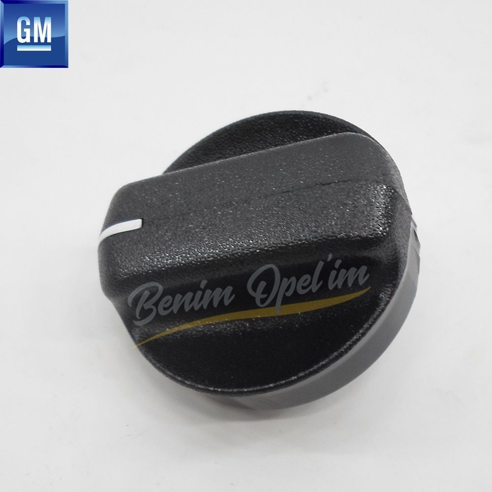 Havalandırma ve Klima Aksamı | Kalorifer Havalandırma Düğmesi Siyah Opel Corsa B, Combo B, Tigra A GM Orijinal 1822172 - 90436800 | 1822172 | 