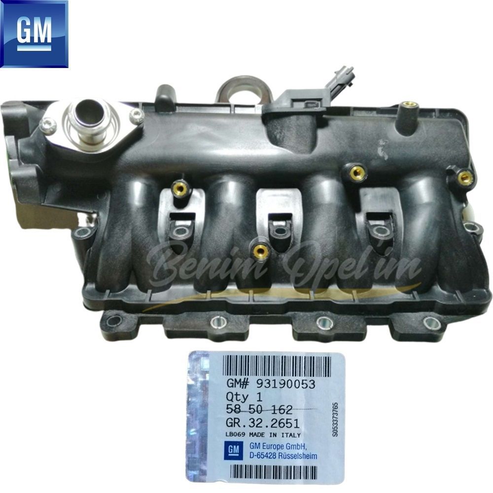 Yakıt ve Egzoz | Komple Emme Manifoldu 1.3 Dizel Z13DT Opel Corsa C, Corsa D, Meriva A, Tigra B GM Orijinal 5850162 - 93190053 | 5850162 | 