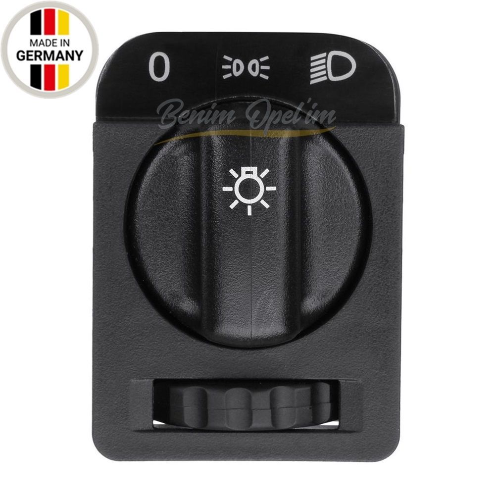 Elektrik | Komple Far Anahtarı Siyah Opel Astra F, Calibra, Corsa B, Tigra A, Omega A, Vectra A İthal En İyi Kalite 1240126 | 1240126G | 