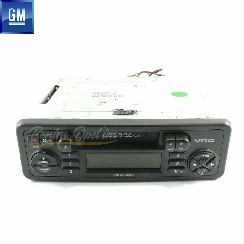 Elektrik | Komple Radyo Ve Kasetçalar Teyp Siyah Opel Astra G, Zafira A, Movano A, Vivaro A, Renault Master, Trafic GM Orijinal 4414980 - 93179342 | 4414980 | 