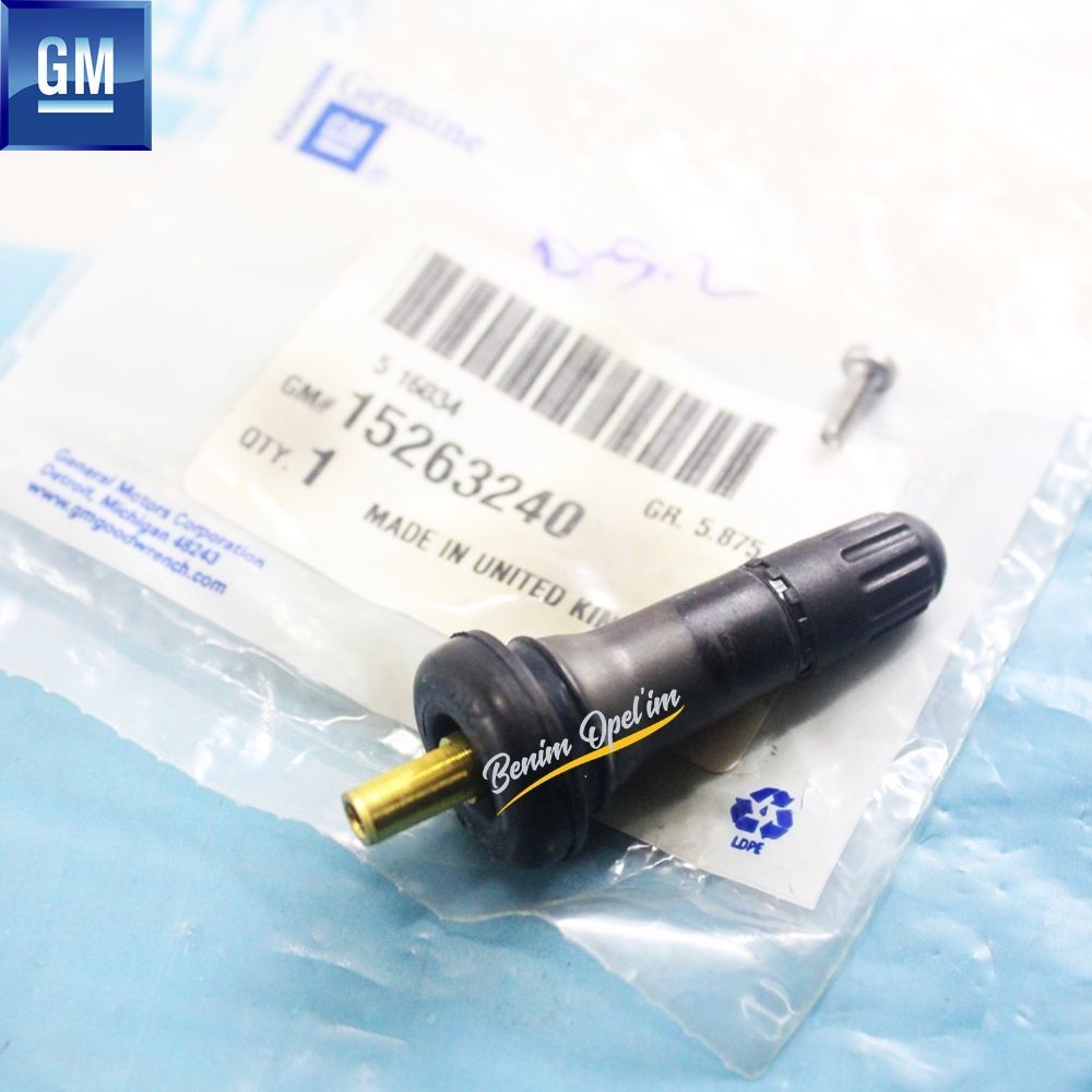 Elektrik | Lastik Basınç Valfi Chevrolet Captiva C140 Spark M300 Opel Trax Antara Corsa D/E Meriva B Mokka GM Orijinal 15263240 - 4817873 | 15263240 | 