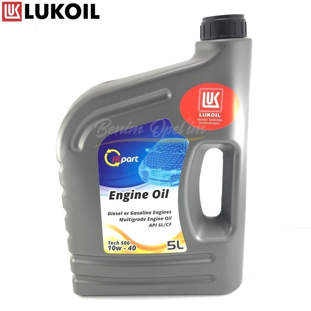Periyodik Bakım Ürünleri | Lukoil Dolum 10W40 (5 Litre) Motor Yağı Tech S06 | 1942046Fit | 