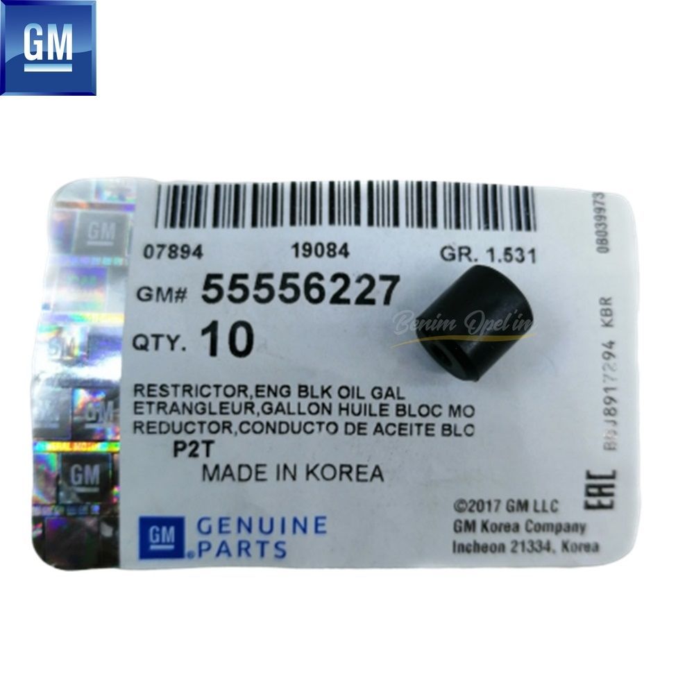 Motor ve Debriyaj | Motor Silindir Bloğu Yağ Sıyırıcı 1.6/1.8 Opel Astra H, Astra J, Mokka, İnsignia A, Chevrolet Cruze, Trax, Aveo GM Orijinal 55556227 - 651788 | 55556227 | 
