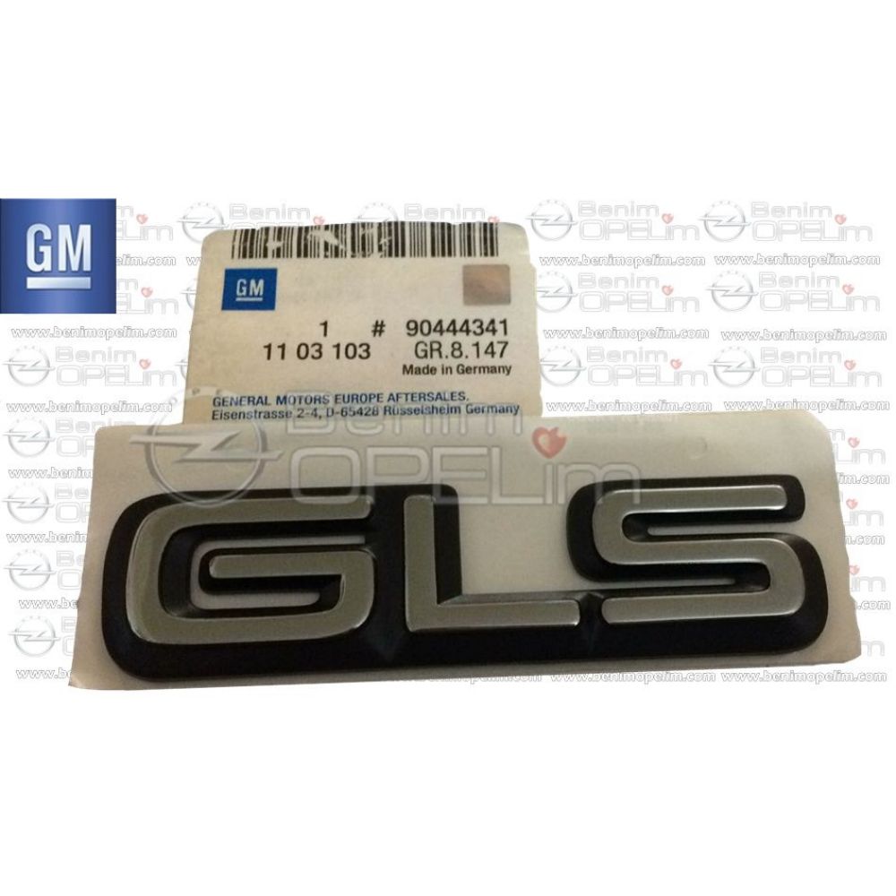 Amblem ve Yazı | Ön Çamurluk Gls Yazısı GM Orijinal 1103103 - 90444341 | 1103103 | 