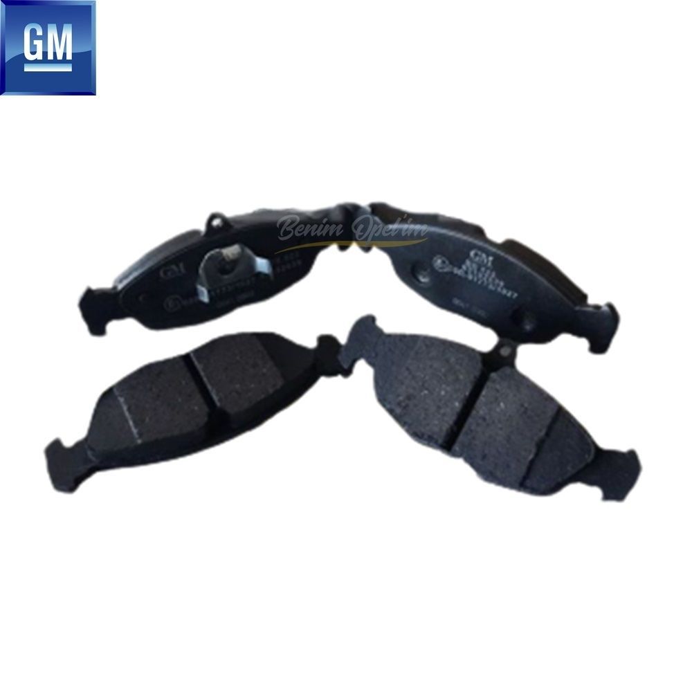 Fren Aksamı | Ön Fren Balatası Opel Astra F, Corsa A+B, Tigra A, Vectra A 1.0/1.2/1.4/1.5/1.6/1.7 GM Orijinal 1605455 - 93192639 | 1605455 | 