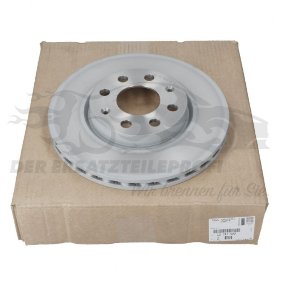 Yeni İhracat Ürünleri | Ön Fren Diski (Tek) 22X257 Küçük Tip Opel Corsa D, Corsa E GM Orijinal 13317922 - 93197241 | 13317922 | 