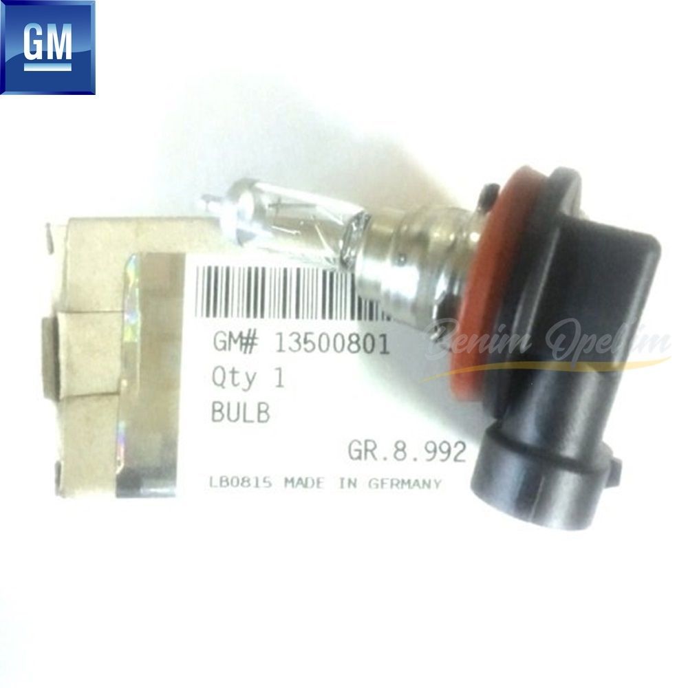 İç ve Dış Aydınlatma | Ön Sis Lambası Ampulü H8 12V/5W Opel Astra K, İnsignia B, Zafira C GM Orijinal 13500801 | 13500801 | 