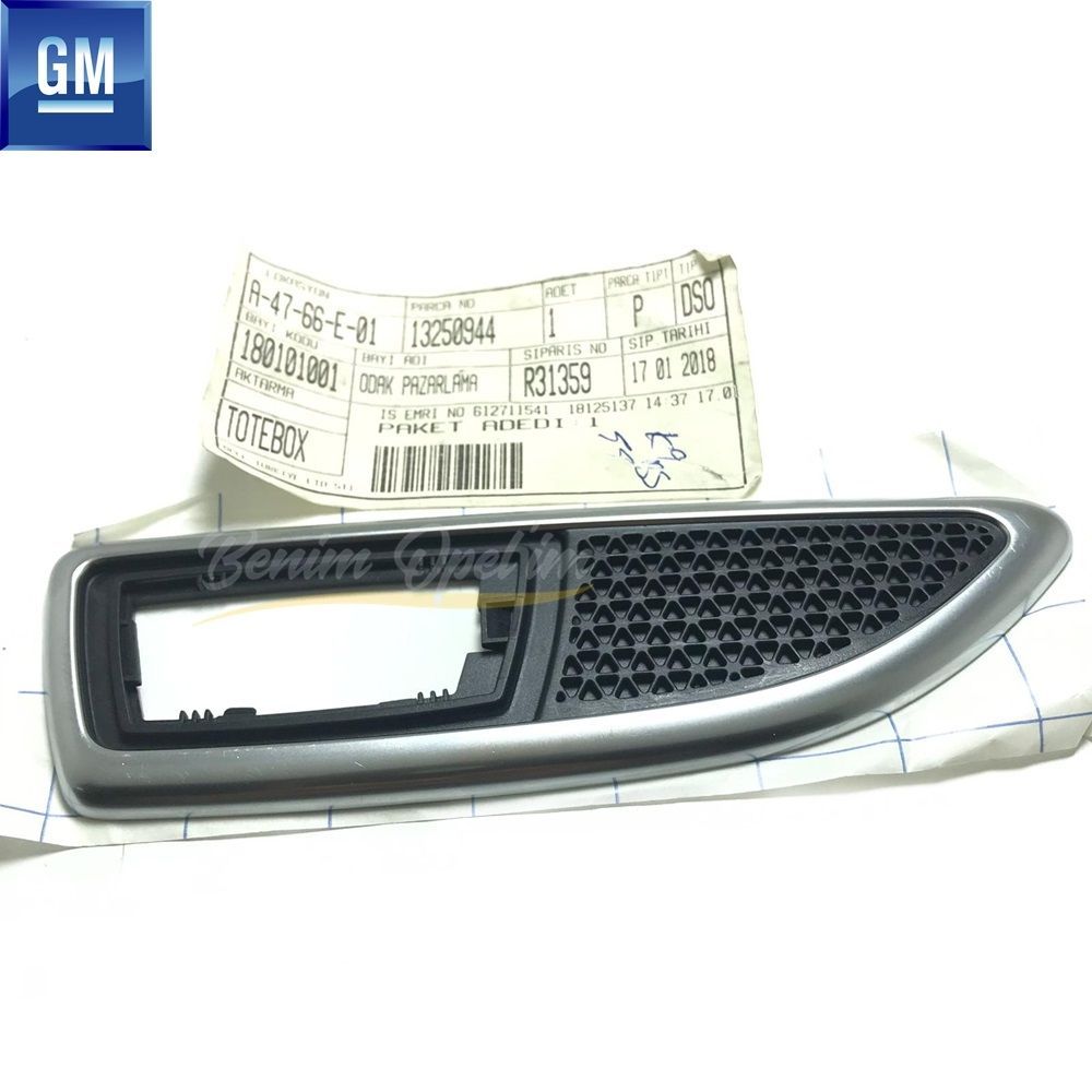 Elektrik | Opc Sol Çamurluk Sinyal Çerçevesi Krom Siyah Corsa D, Corsa E, Zafira B, Astra H, Meriva B, İnsignia A, Astra J, Cruze GM Orijinal 1713426 - 13250945 | 1713426 | 