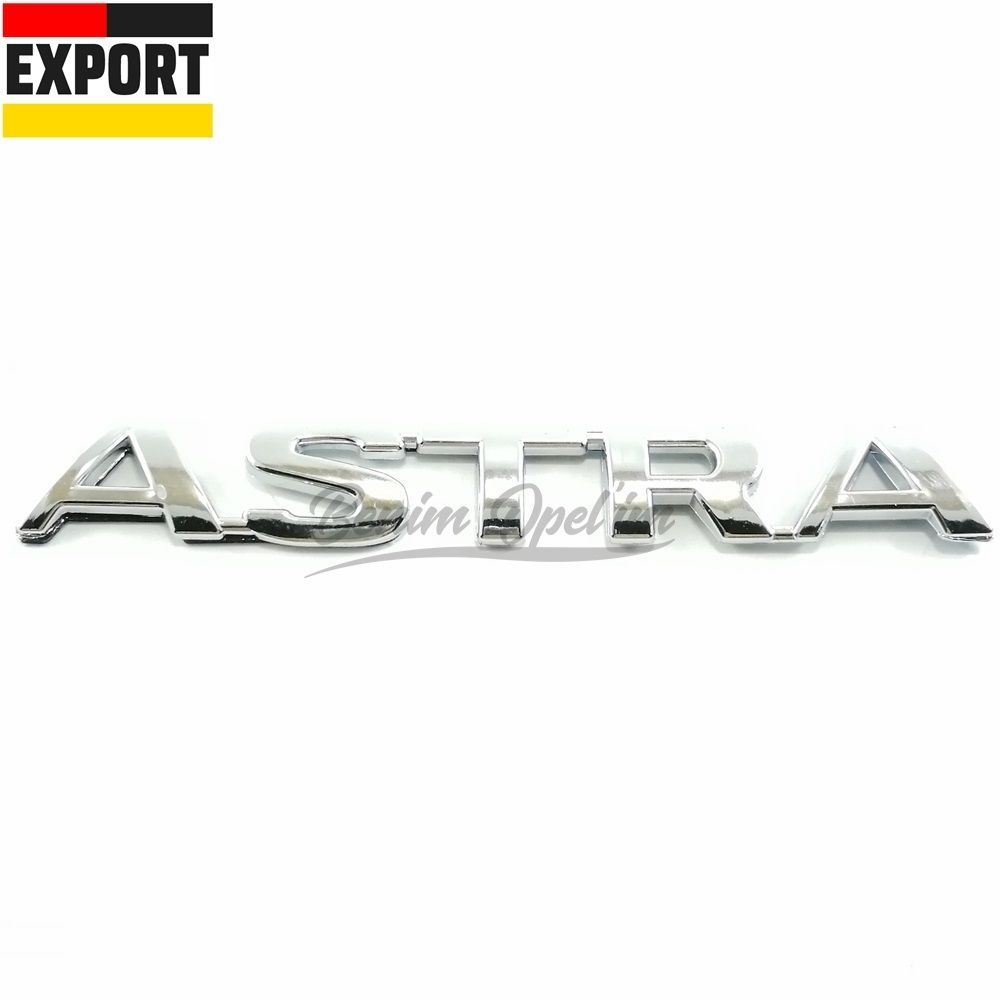 Amblem ve Yazı | Opel Astra F, Astra G Arka Bagaj Astra Yazısı Krom 1. Sınıf Kaliteli 5177042 - 90510787 | 5177042E | 