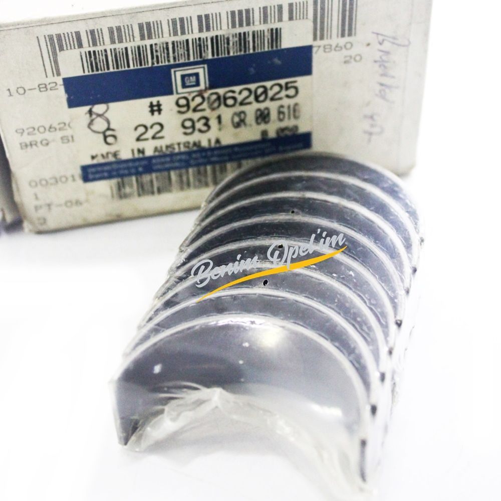 Motor ve Debriyaj | Opel Astra F, Frontera A Ana Kol Yatak Takımı Set 0,25mm X22XE, C18SEL GM Orijinal 622931 - 92062025 | 622931 | 