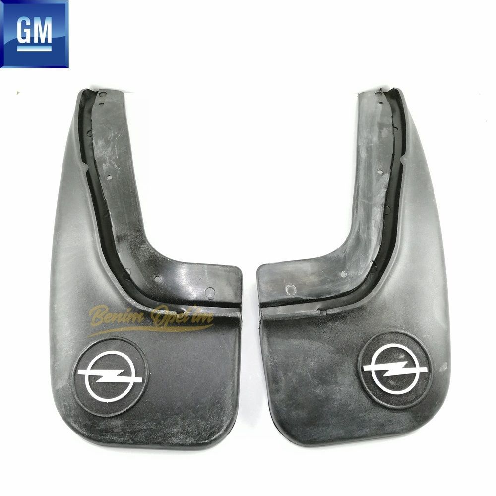 Aksesuar ve Opc | Opel Astra F HB Arka Paçalık Takımı Armalı Siyah GM Orijinal 1718638 - 90397277 | 1718638 | 